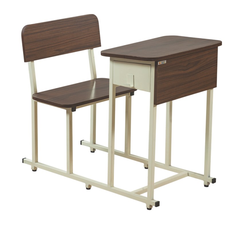 SD101 || DSR Wooden Top Desk and Chair Set | Student Desk