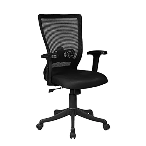 DSR028 Ergonomic mesh office chair with adjustable armrests manufacturer in Delhi