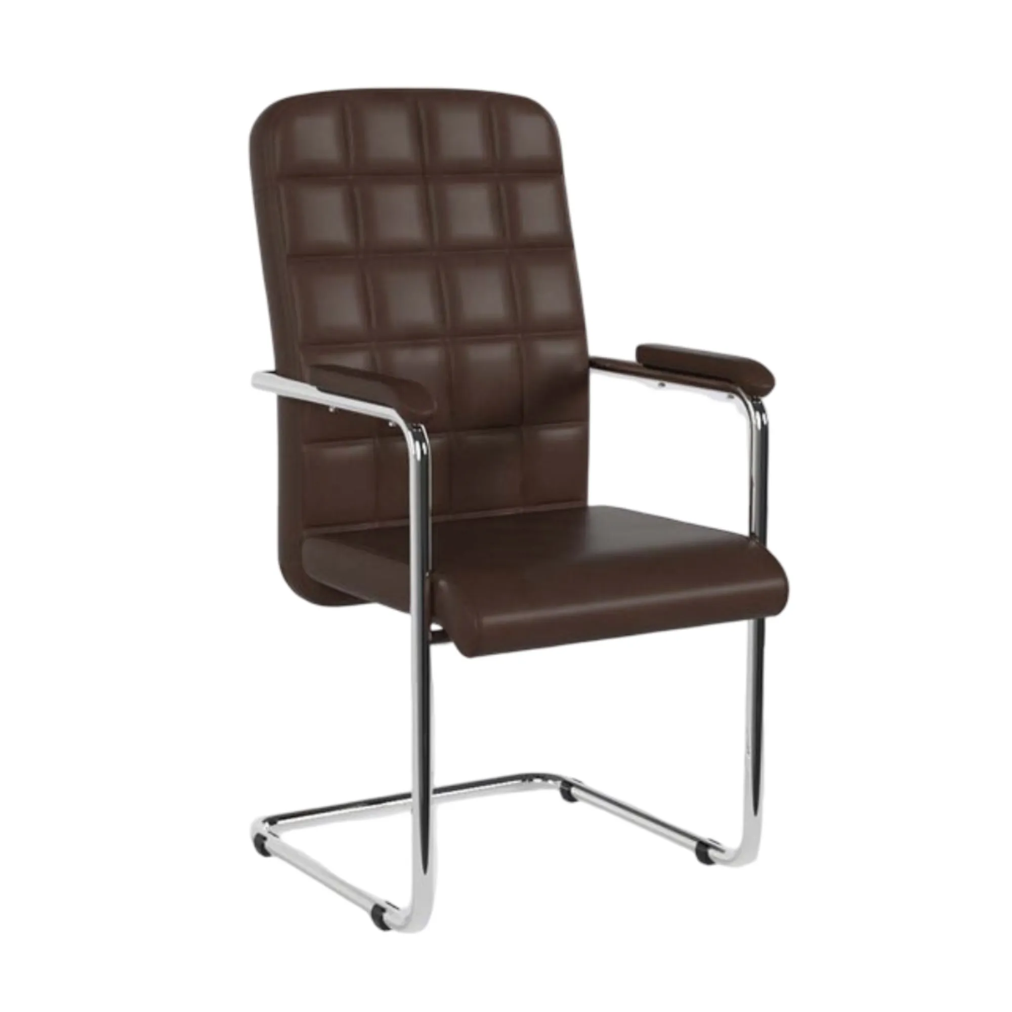 DSR 038 C Modern office visitor chair with metal frame