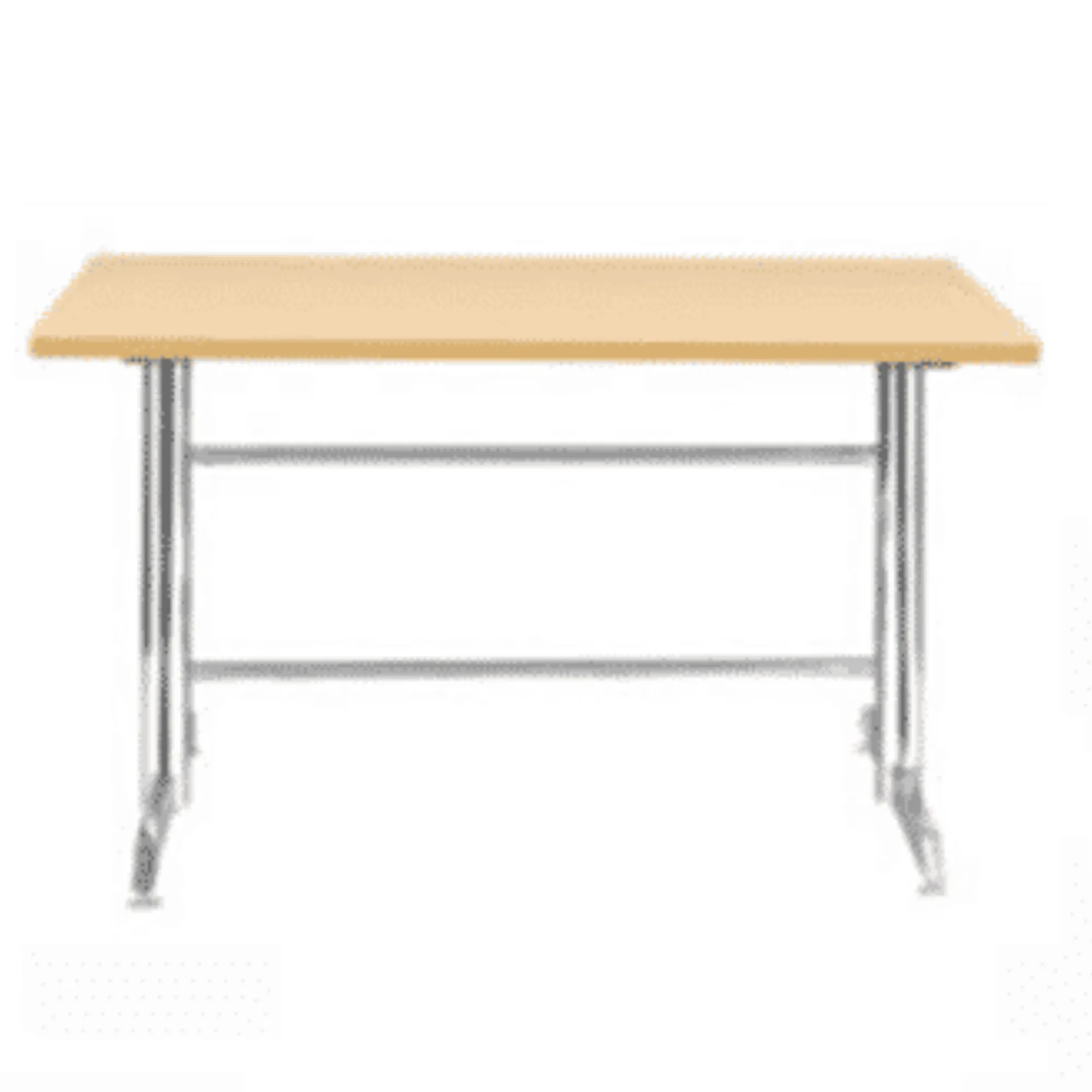 DSR213 Durable cafeteria table with sturdy metal frame for small spaces